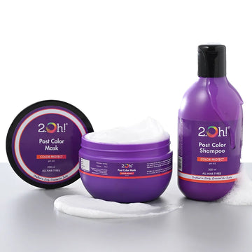 2.Oh! Post Color Shampoo and Post Color Mask keep your Hair Soft, Shiny, and Vibrant after every color session.