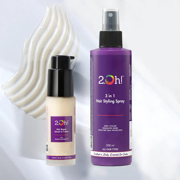 2.Oh! Style & Repair Combo Hair Serum And Hair Styling Spray