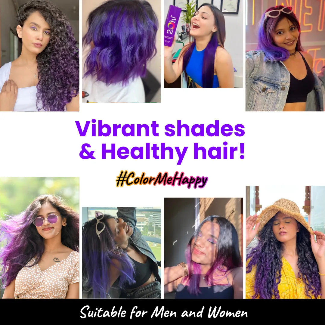 2.Oh! Color Me Happy Vibrant shades & Healthy hair!