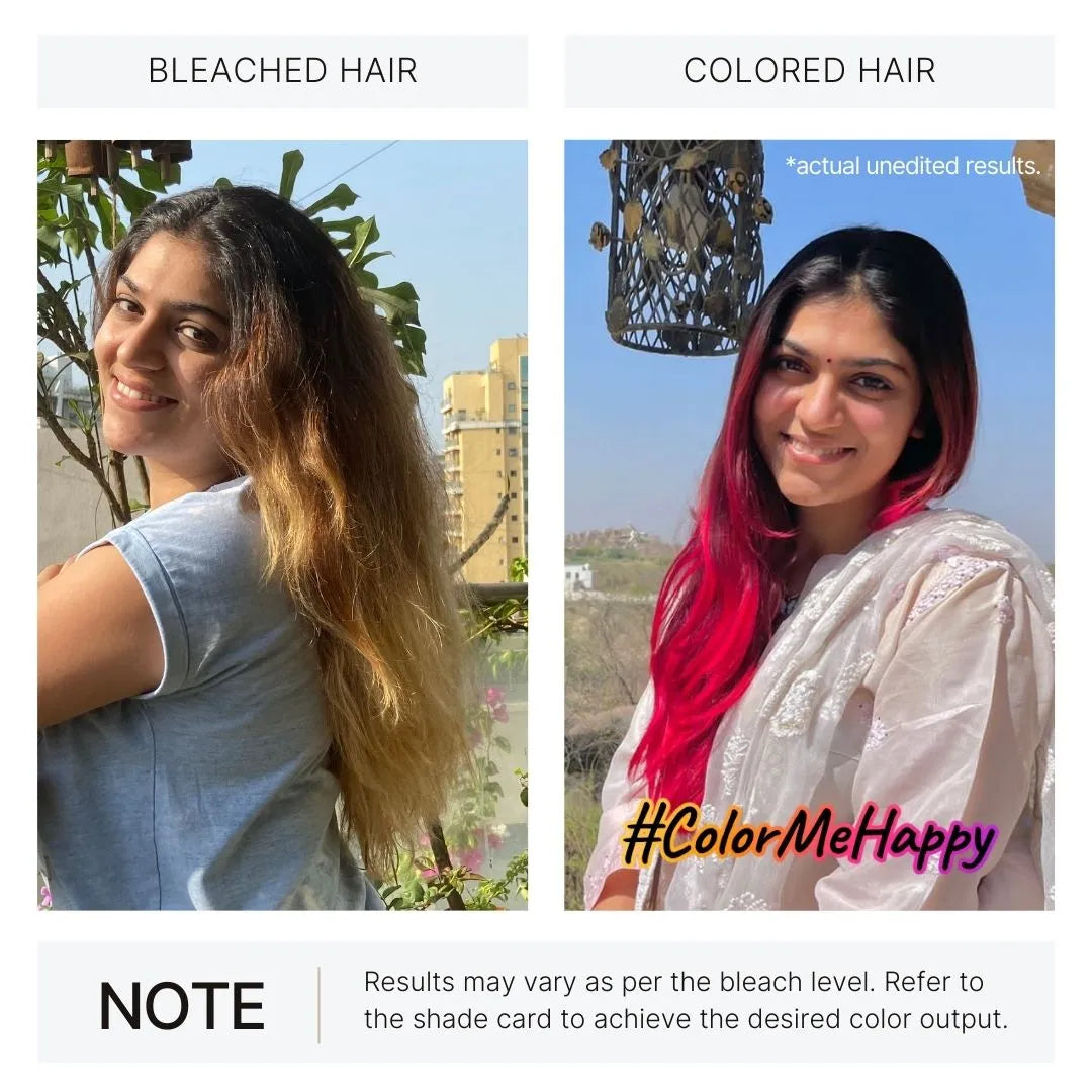 2.Oh! Bleached Hair and Colored Hair