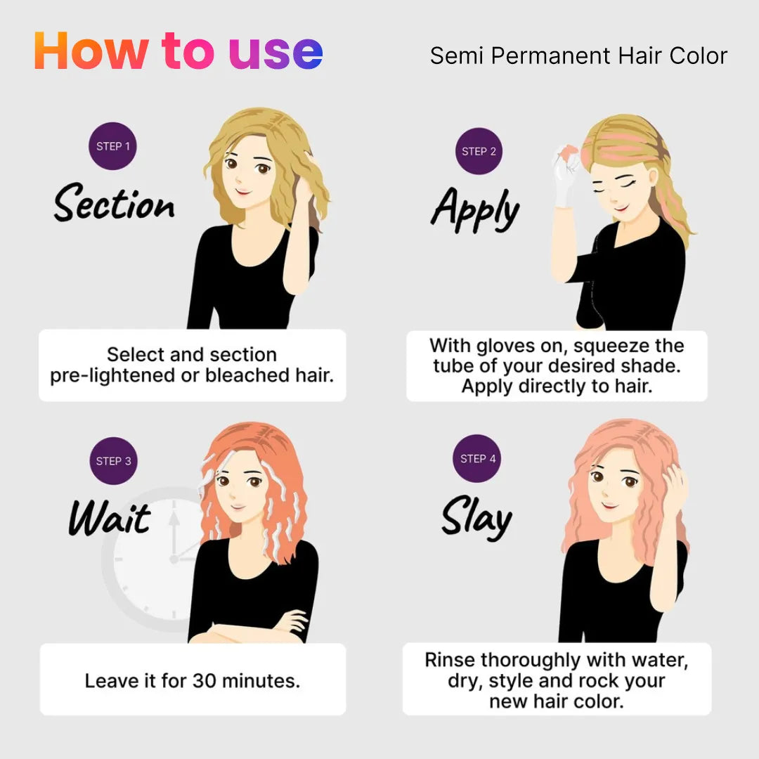 How to Use the 2.Oh! Semi Permanent Hair Color