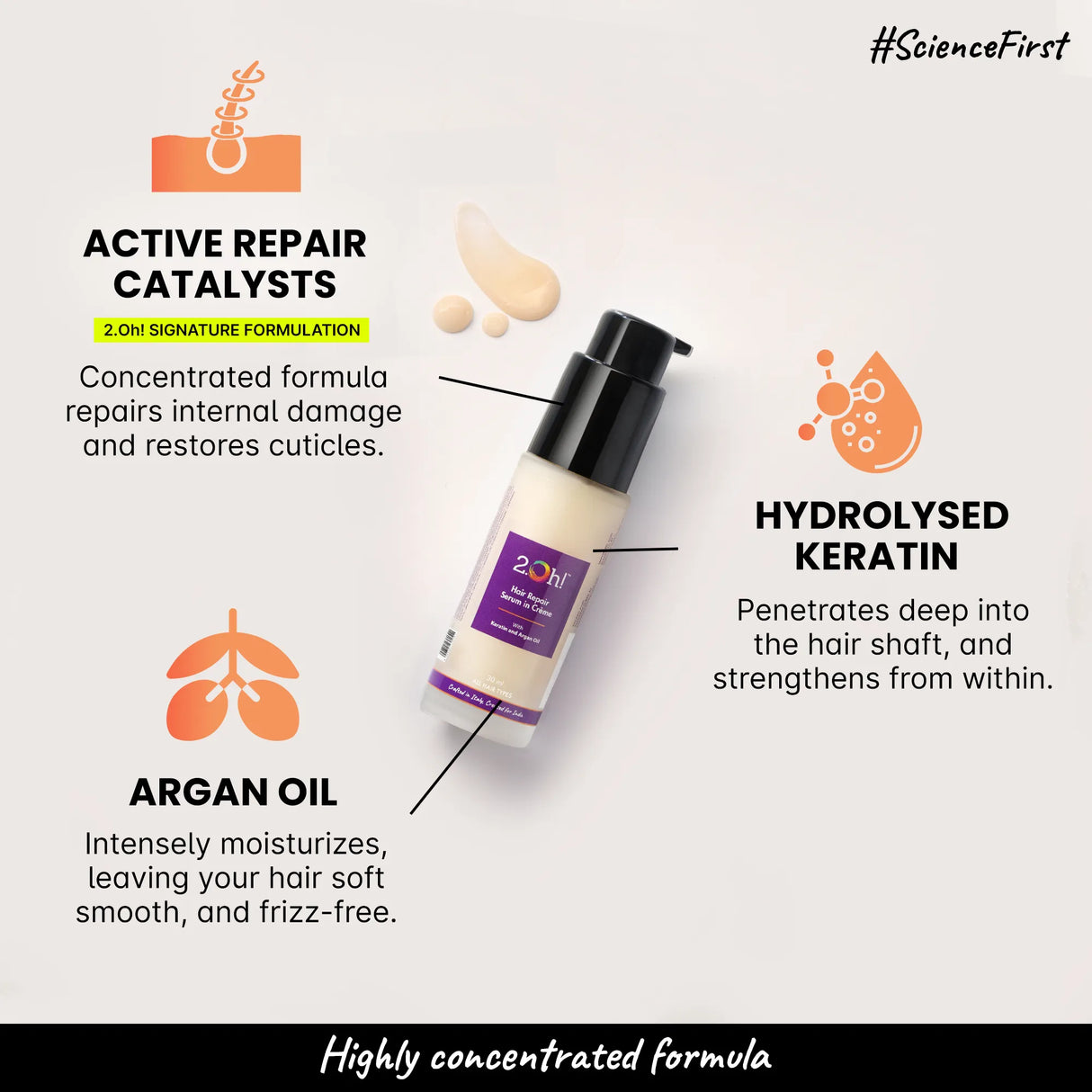 Hair Repair Serum in Crème