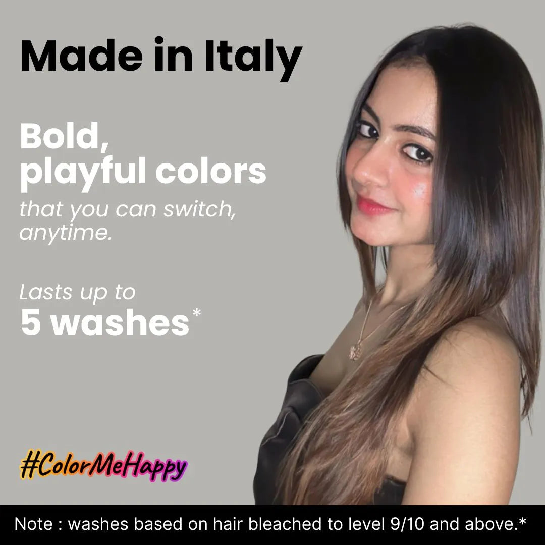 2.Oh! Toffee Brown Semi-Permanent Hair Color-bold, playful shade that lasts up to 15 washes. Made in Italy.