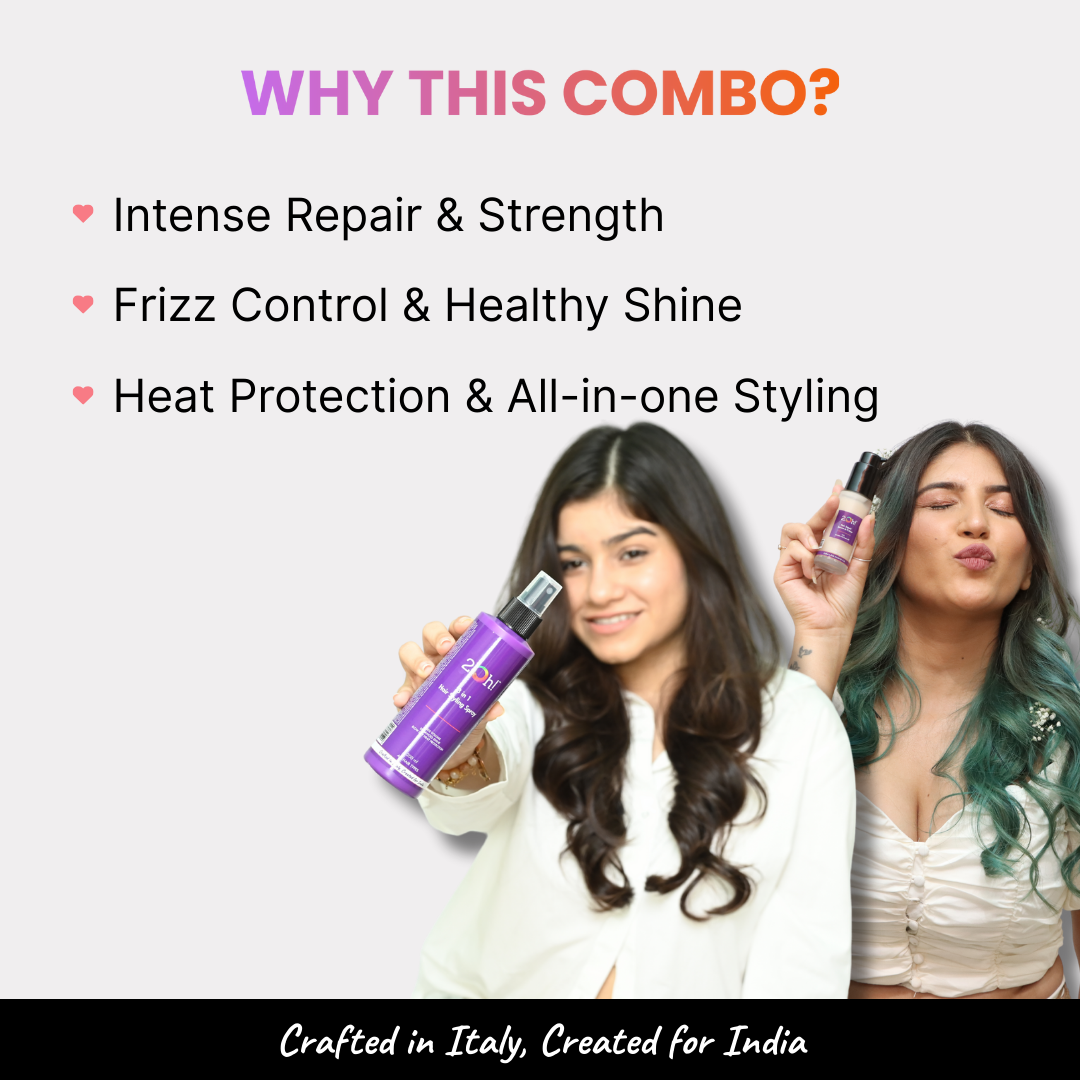 Style & Repair Combo : Hair Serum + Hair Styling Spray