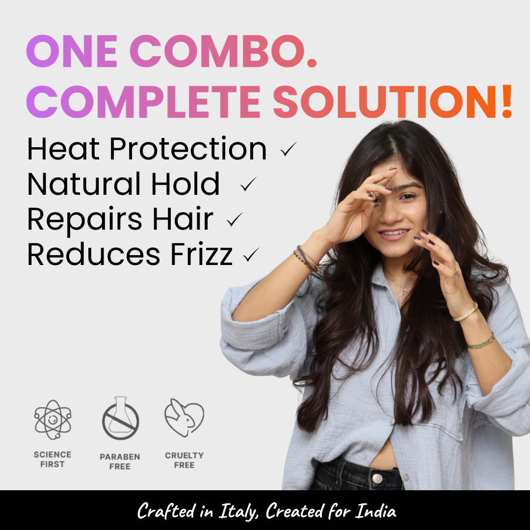 Style & Repair Combo : Hair Serum + Hair Styling Spray