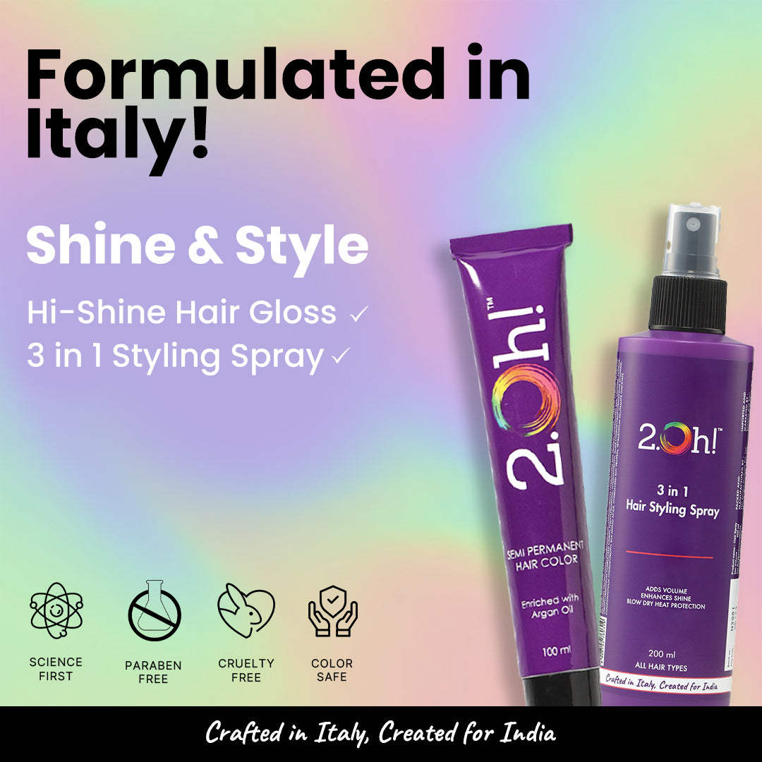 Shine & Style Combo: Clear Gloss and Styling Spray