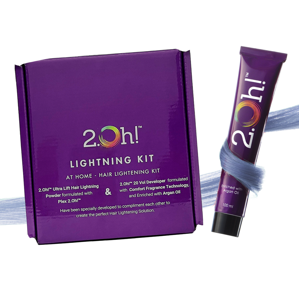 2.Oh! Cerulean Semi-permanent Hair Color Lightening Kit