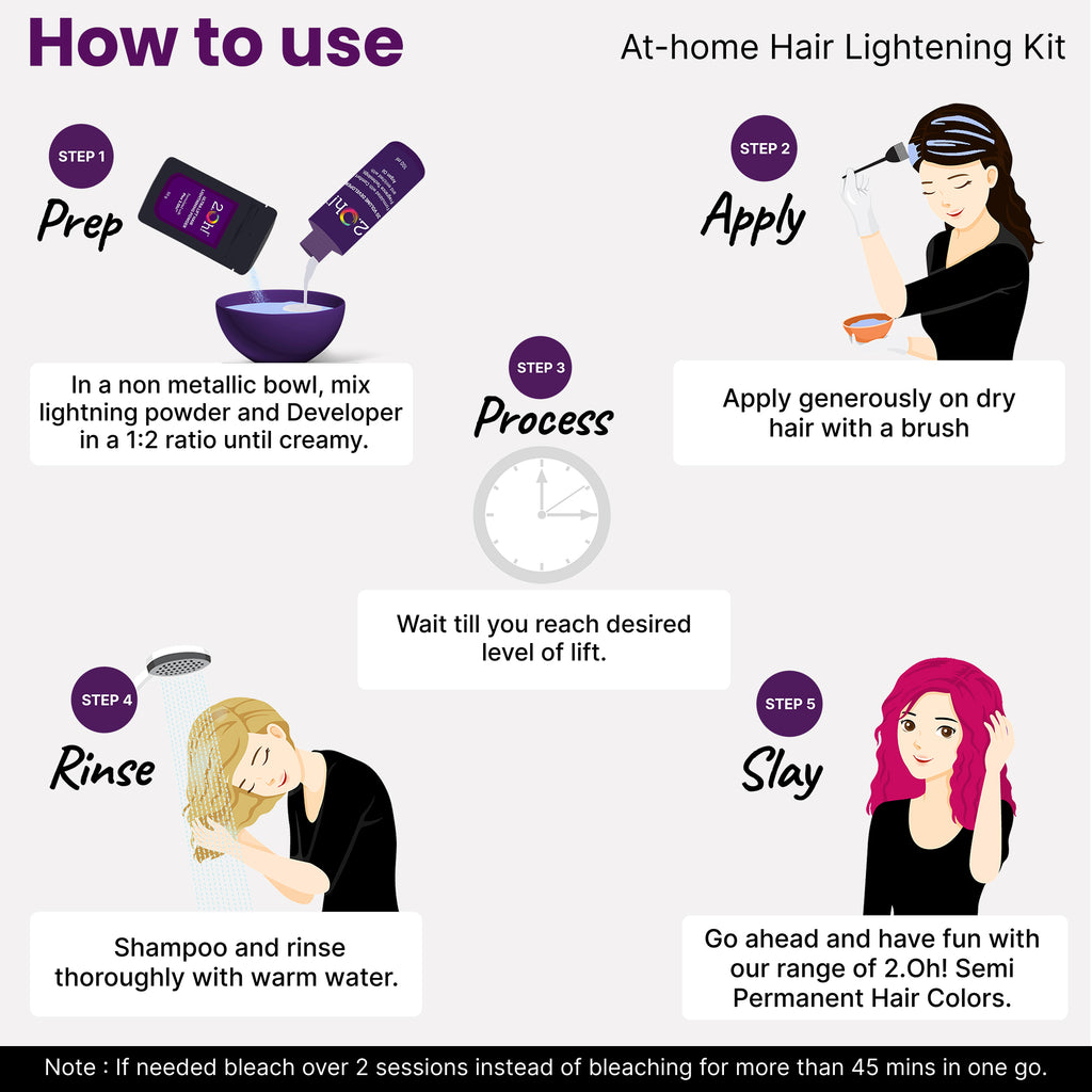 How to use 2.Oh! Pink Semi-permanent Hair Color 100ml