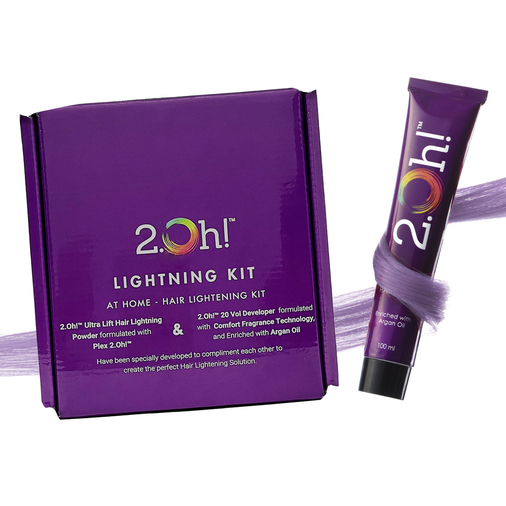 2.Oh! Lavender Semi-permanent Hair Color Lightening Kit