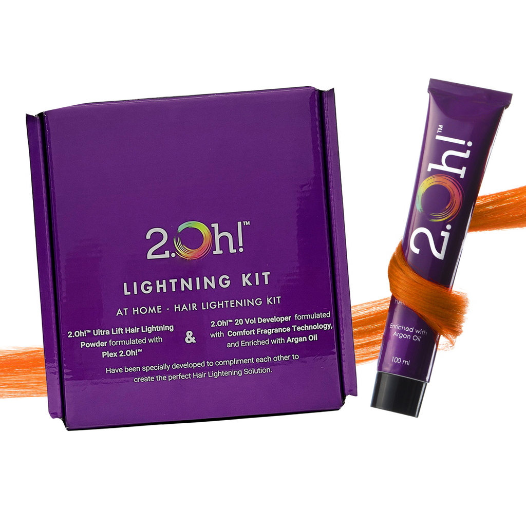 2.Oh! Orange Semi-permanent Hair Color Lightening Kit