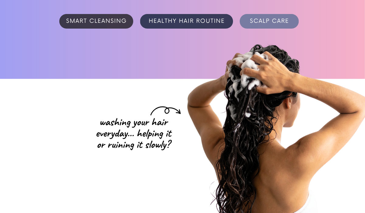 Washing your hair everyday… helping it or slowly ruining it?