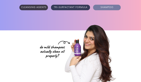 Do mild shampoos actually clean oil properly?
