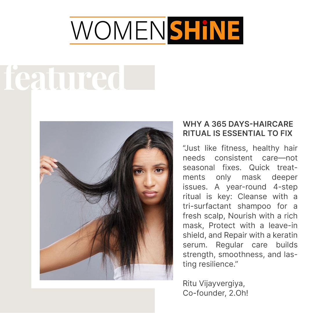 Why a 365 days-haircare ritual is essential to fix root problems