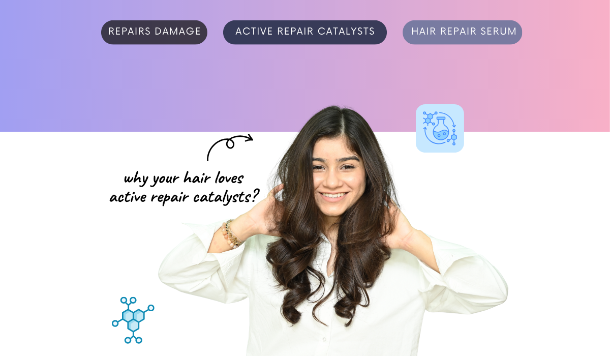 What’s hiding behind the name “Active Repair Catalysts” — and why your hair loves them.