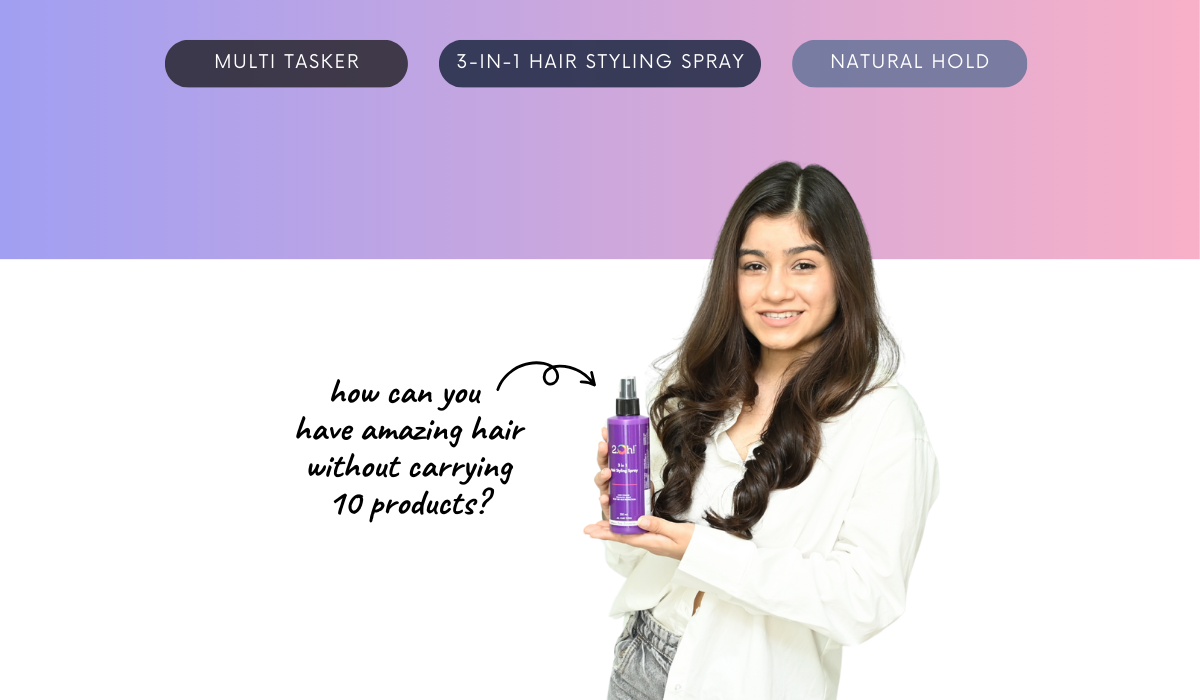 How can you have amazing hair without carrying 10 products on a trip?