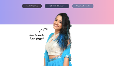 How do I keep my hair looking glossy through endless festive parties?