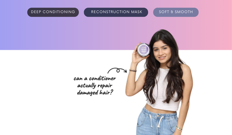 Can a conditioner actually repair damaged hair?