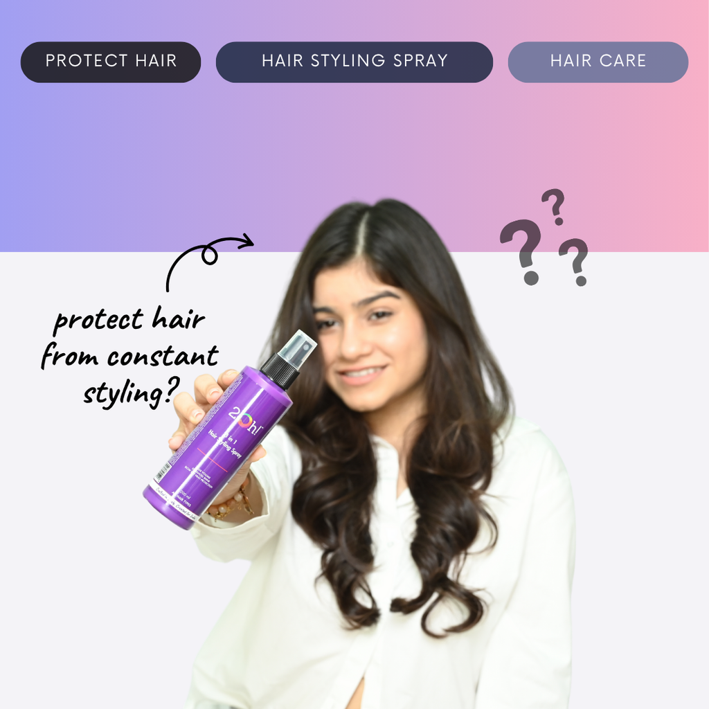 How do I avoid damage from constant styling during the festive season?
