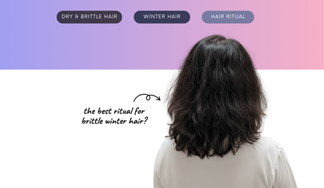What’s the best ritual for brittle winter hair?