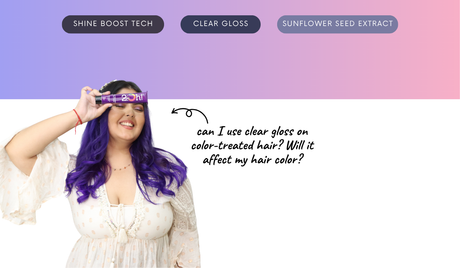 Can I use Clear Gloss on color-treated hair? Will it affect my hair color?