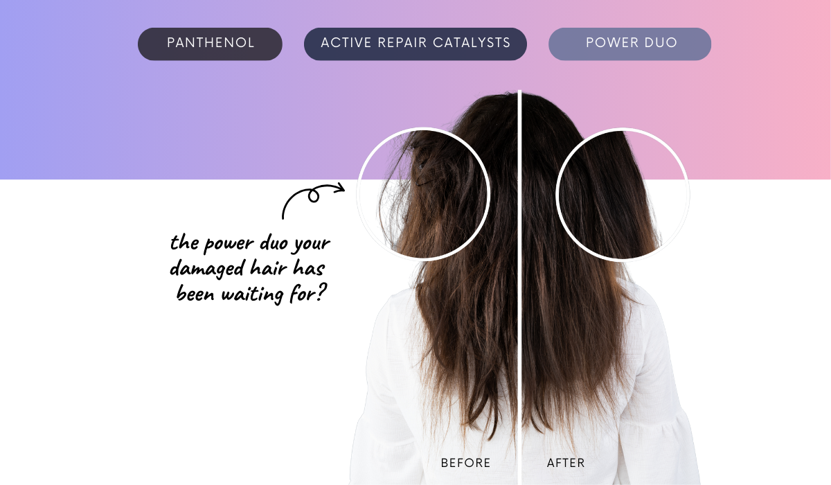 Panthenol + Active Repair Catalysts: The Power Duo Your Damaged Hair Has Been Waiting For — But How Do They Actually Work?