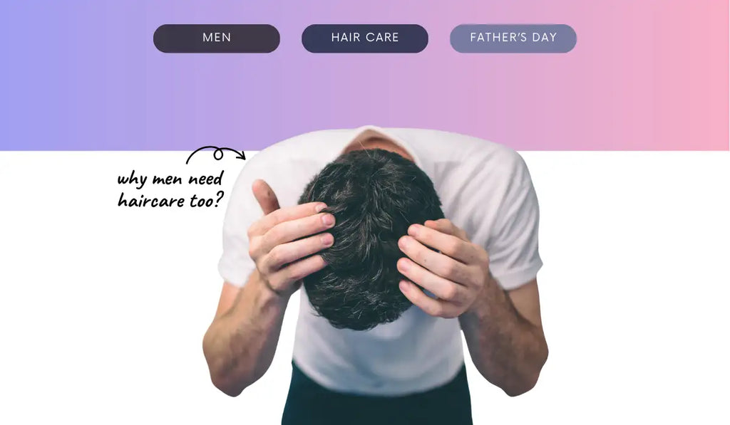 Why do men (and fathers!) need a hair care ritual too?