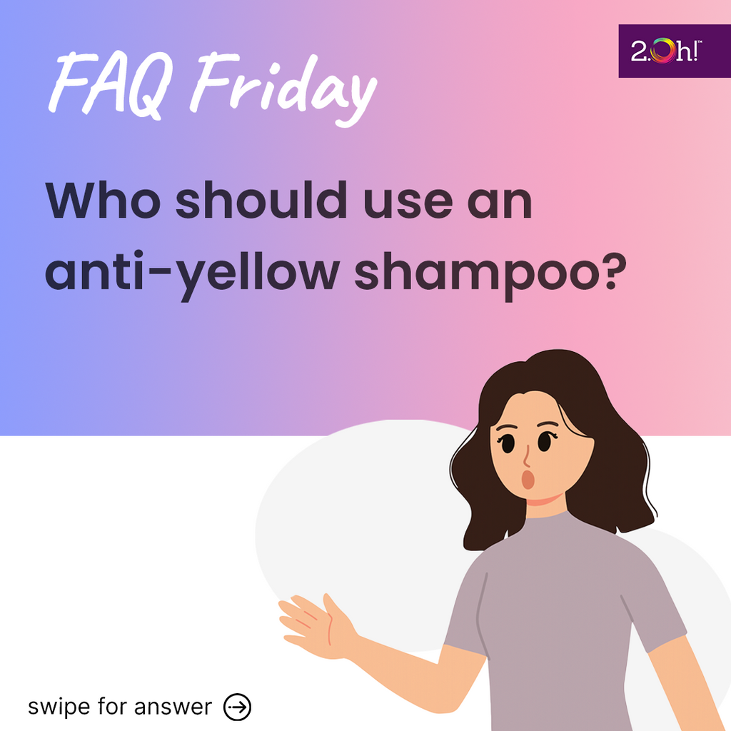 Who should use an anti-yellow shampoo?