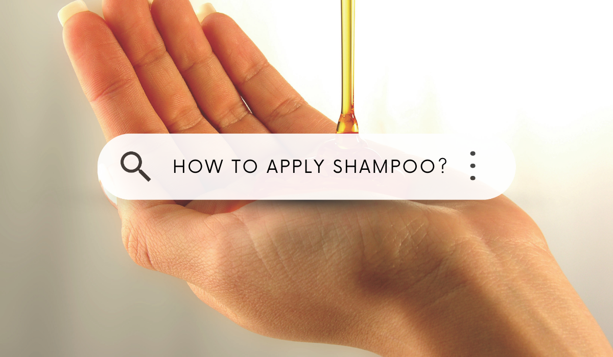 How to Apply Shampoo on Hair
