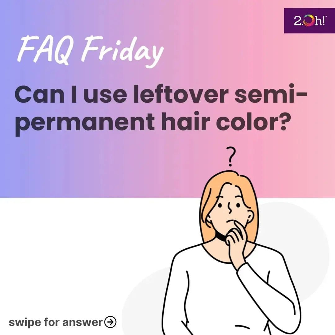 Can I use leftover semi-permanent hair dye?