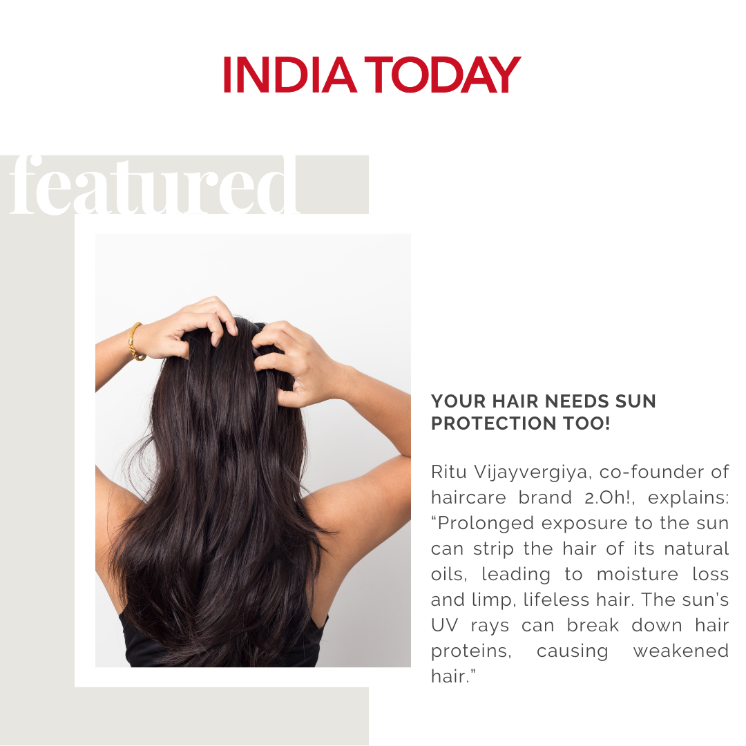 Your hair needs sun protection too, not just your skin