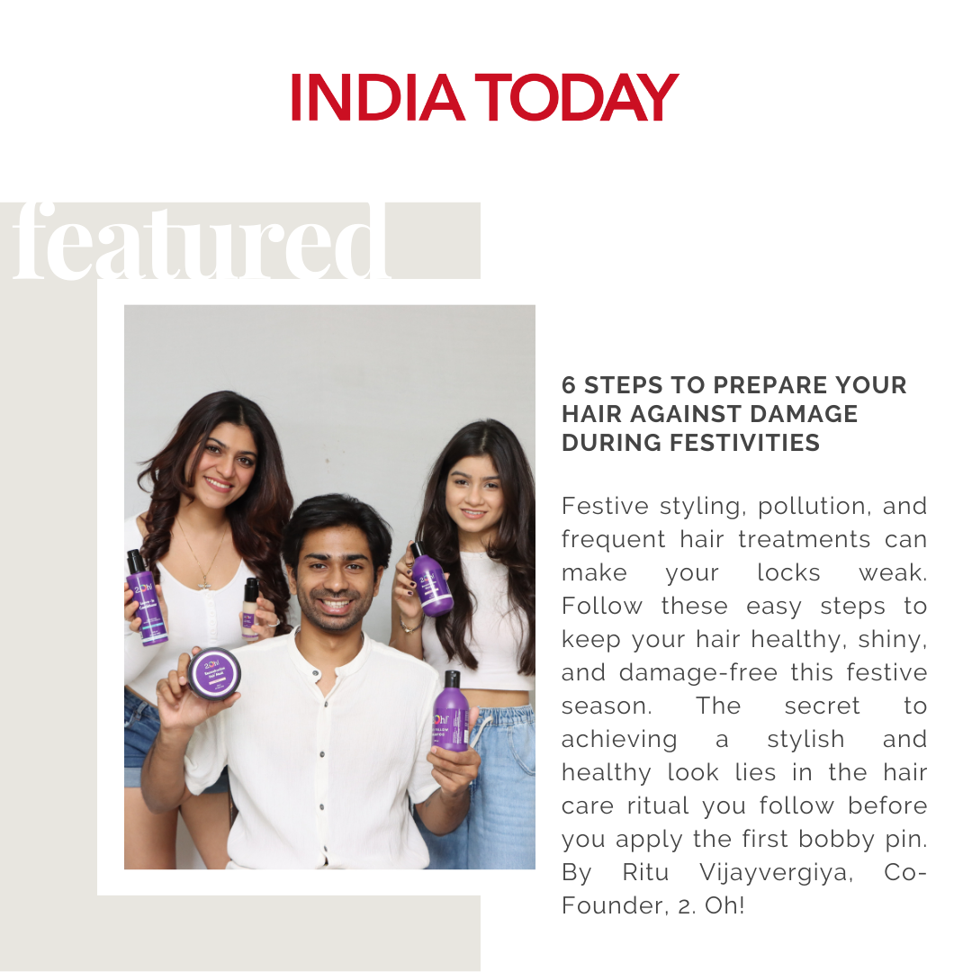 6 steps to prepare your hair against damage during festivities