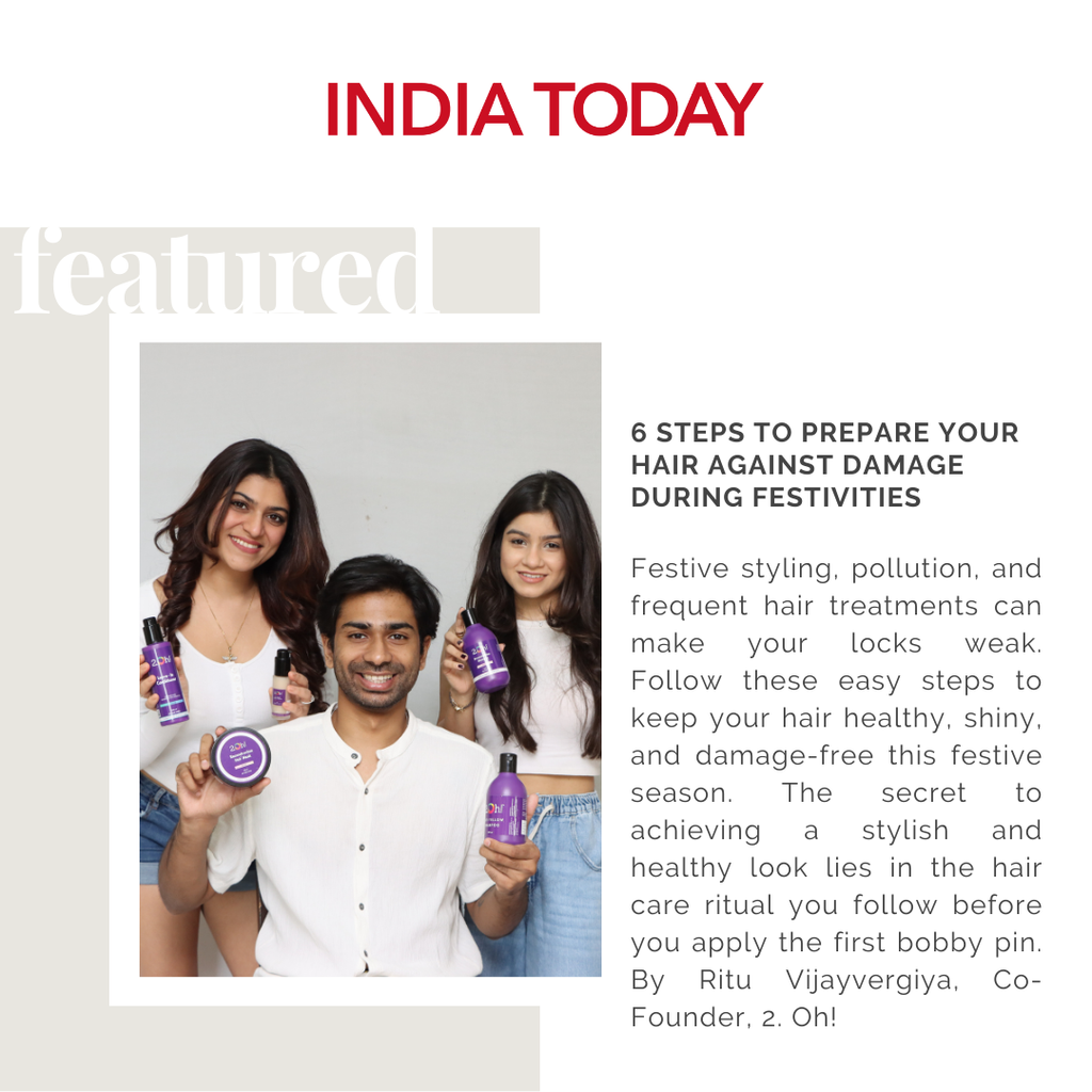 6 steps to prepare your hair against damage during festivities