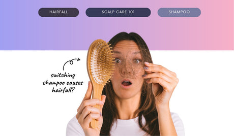 Does switching shampoos cause hair fall?