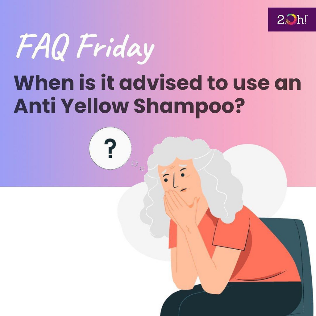 When is it advised to use an Anti Yellow Shampoo?
