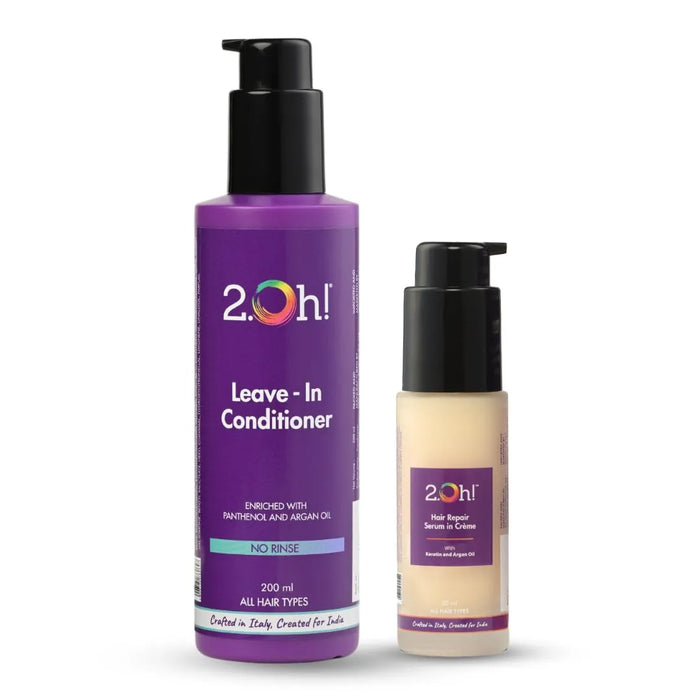 Protect & Repair Combo : Leave In Conditioner + Hair Serum
