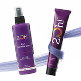 2.Oh! Hair Style Combo Cerulean Semi-permanent Hair Color 100ml and 3 in 1 Hair Styling Spray