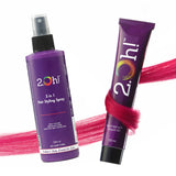 2.Oh! Hair Style Combo Pink Semi-permanent Hair Color 100ml and 3 in 1 Hair Styling Spray