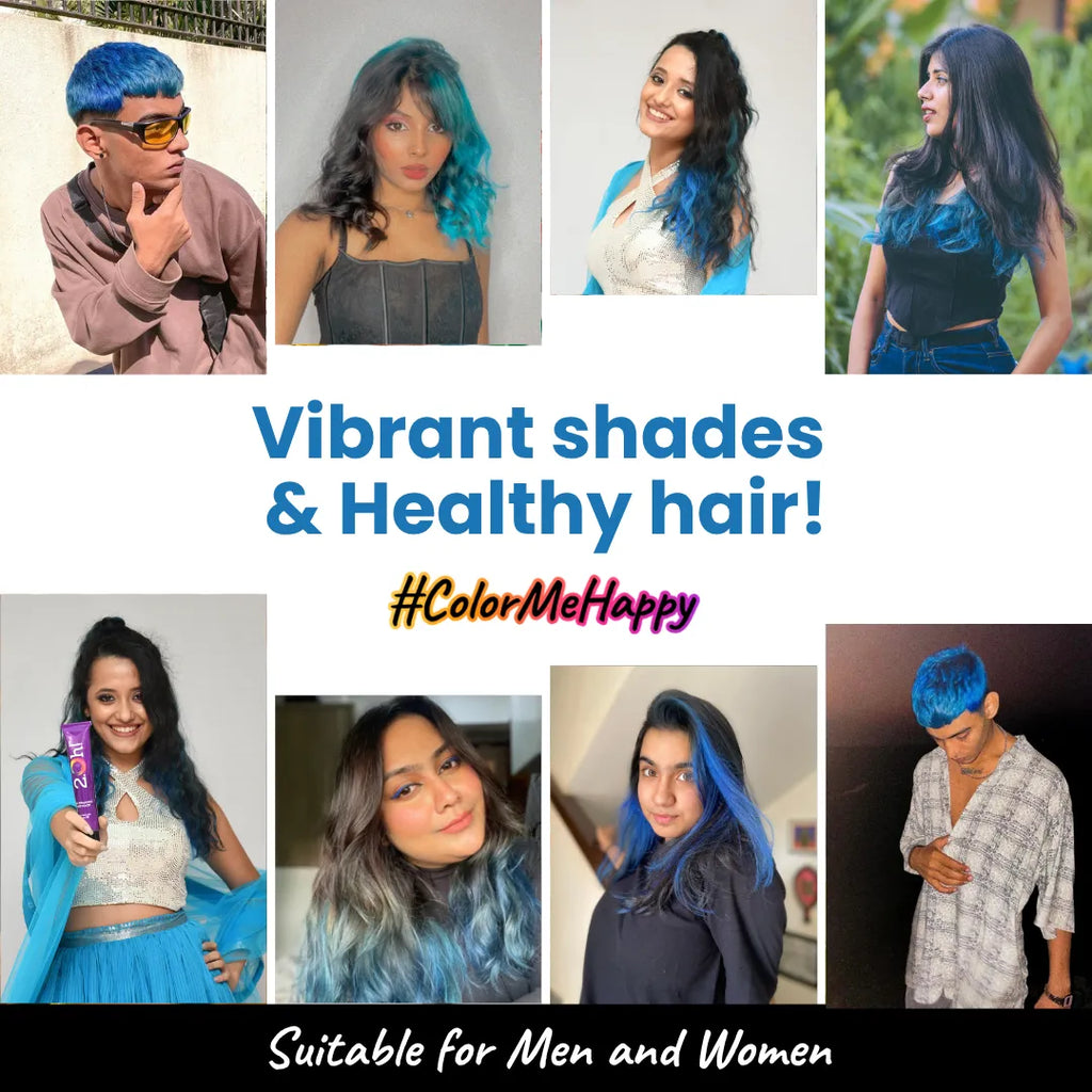 2.Oh! Color Me Happy Vibrant shades & Healthy hair!