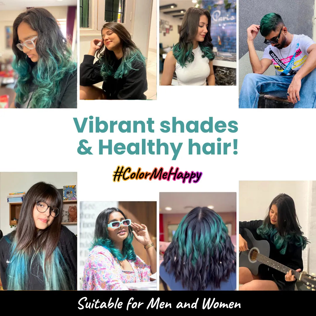 2.Oh! Color Me Happy Vibrant shades & Healthy hair!