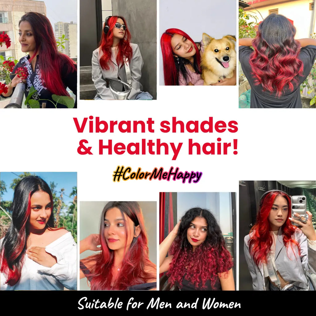 2.Oh! Color Me Happy Vibrant shades & Healthy hair!