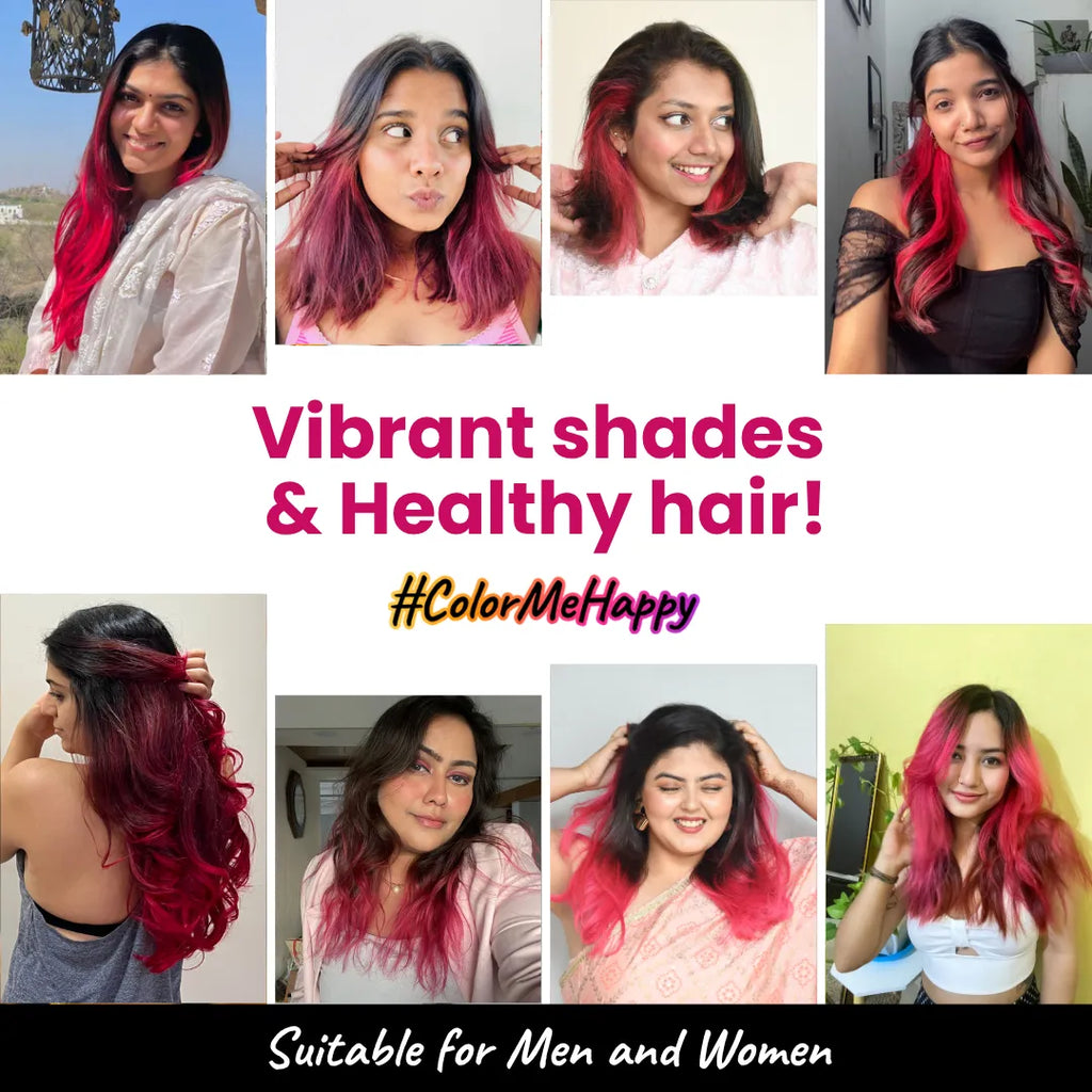 2.Oh! Color Me Happy Vibrant shades & Healthy hair!