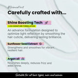 2.Oh! Science First - Crafted with Shine Boosting Tech, Sunflower Seed Extract & Argan Oil