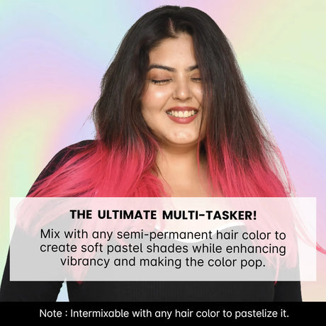 The Ultimate Multi-Tasker - Mix with Semi-Permanent Hair Color to Create Pastels, Boost Vibrancy, and Make Color Pop