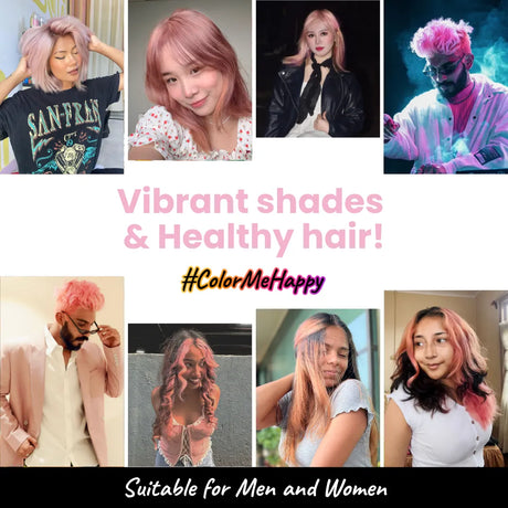 2.Oh! Color Me Happy Vibrant shades & Healthy hair!