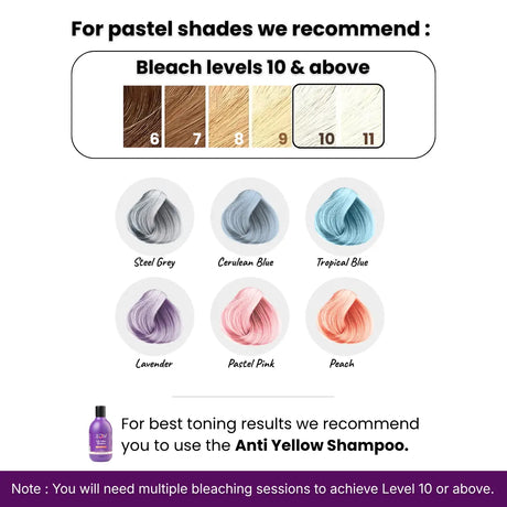 Steel Grey Semi Permanent Hair Color 100 ml