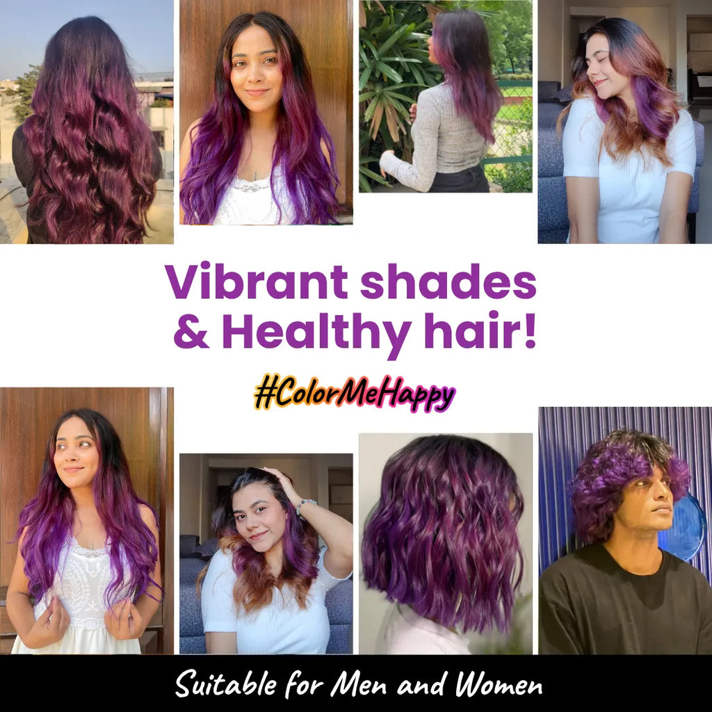 2.Oh! Color Me Happy Vibrant shades & Healthy hair!