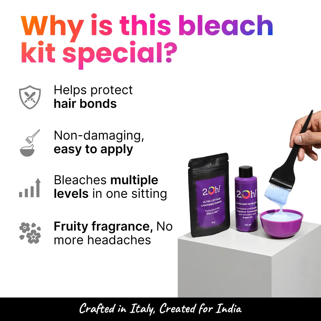 2.Oh! Hair Bleach - Easy to Apply with a Fruity Fragrance