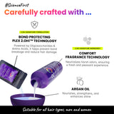 2.Oh! Science First – crafted with Bond Protecting Plex, Fragrance Tech & Argan Oil. Suits all Hair Types.