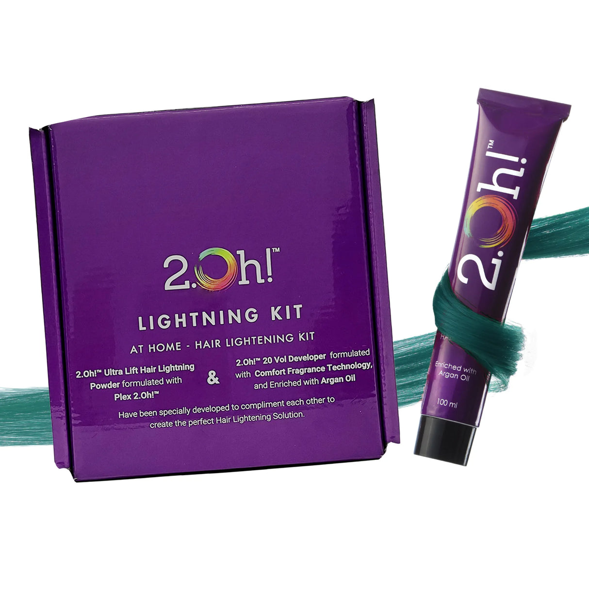 2.Oh! Aqua Marine Semi-permanent Hair Color Lightening Kit