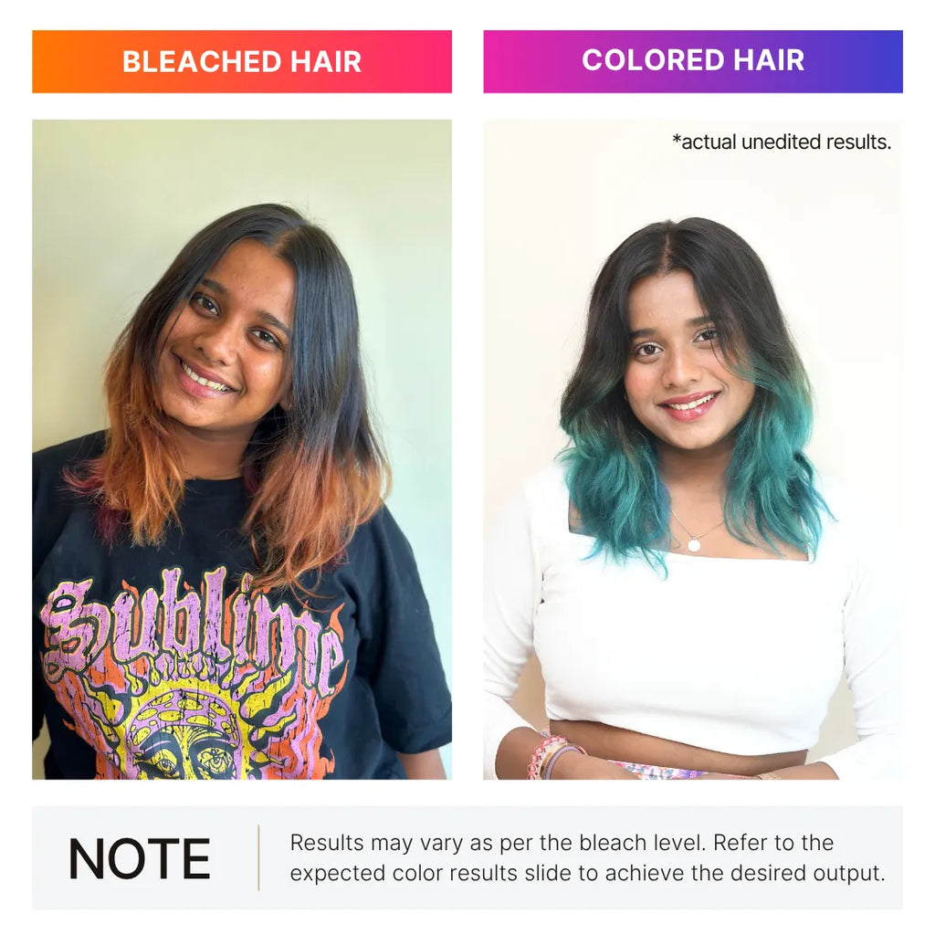 2.Oh! Bleached Hair and Colored Hair